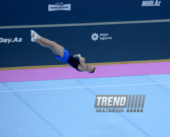 Bakıda idman gimnastikası üzrə Dünya Kubokunda ilk qaliblərin mükafatlandırma mərasimi keçirilib. Azərbaycan, 21 fevral, 2016